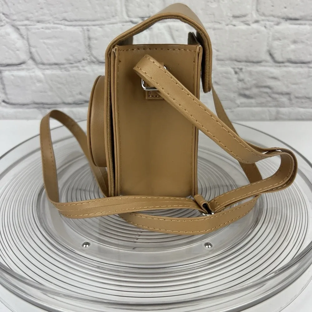 Genuine Fujifilm Instax Mini Groovy Camera Case Light Brown‎ Adjustable Strap